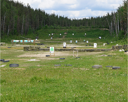a shooting range